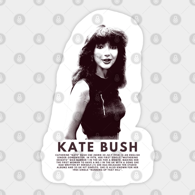 Kate bush Sticker by Olivia alves